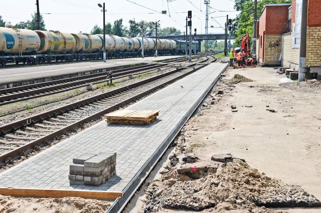 Jelgavas stacijā top jauni peroni (FOTO)
