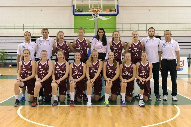 Latvijas U-16 basketbolistes izcīna pirmo uzvaru EČ otrajā posmā