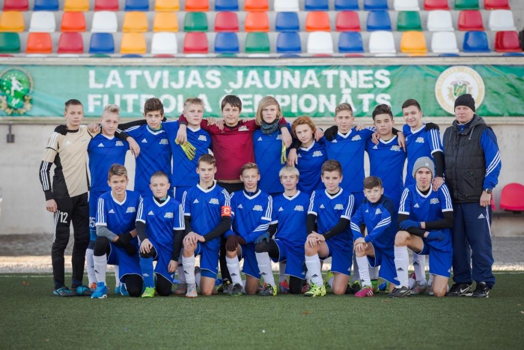 U15 Latvijas Jaunatnes futbola čempionātā jelgavnieki izcīna ceturto labāko rezultātu