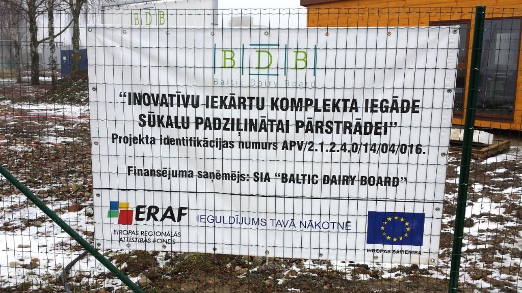 Jelgavā reģistrētā uzņēmuma «Baltic Dairy Board» obligācijas iekļaus Baltijas Parāda vērtspapīru sarakstā