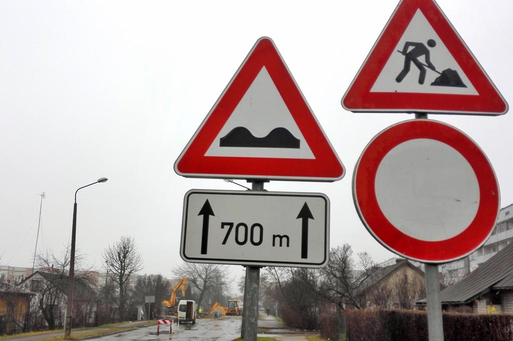 Avārijas darbi Meiju ceļā turpināsies līdz 23. decembrim
