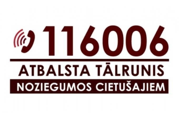 Sācis darboties noziegumos cietušo atbalsta tālrunis 116006