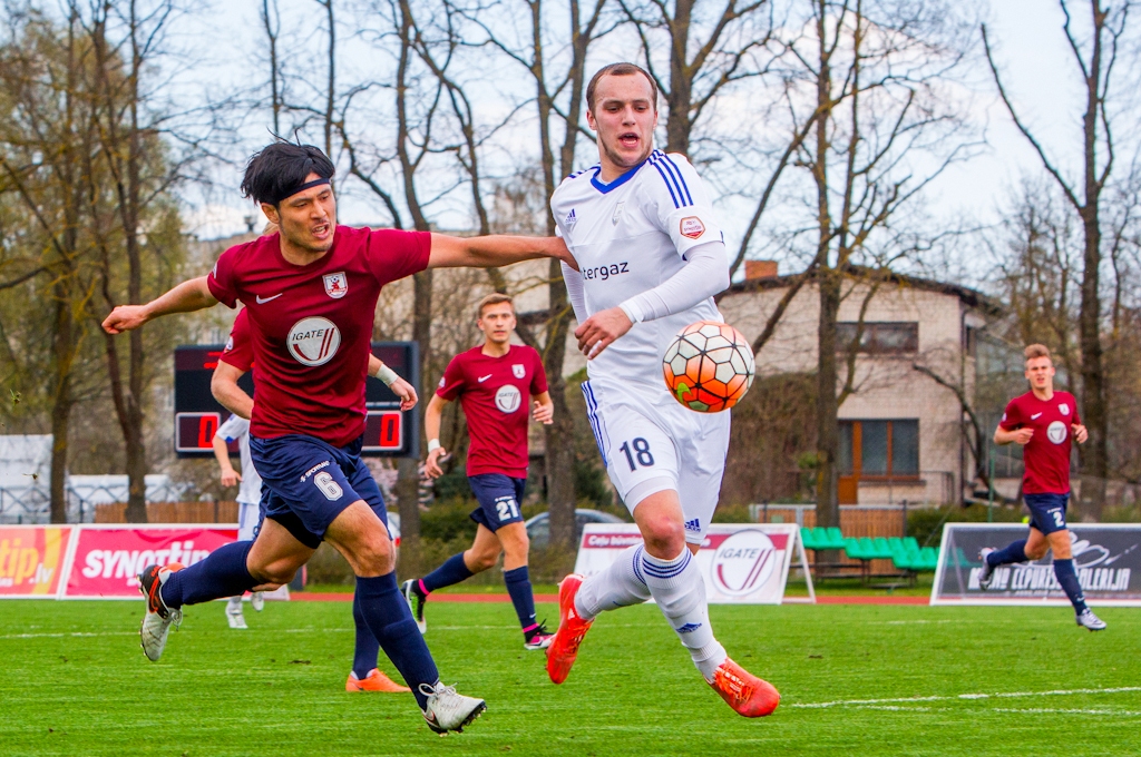 Zaudētie vārti liek «Jelgavas» futbolistiem attapties un pārvarēt neveiksmju joslu (papildināts ar FOTO)