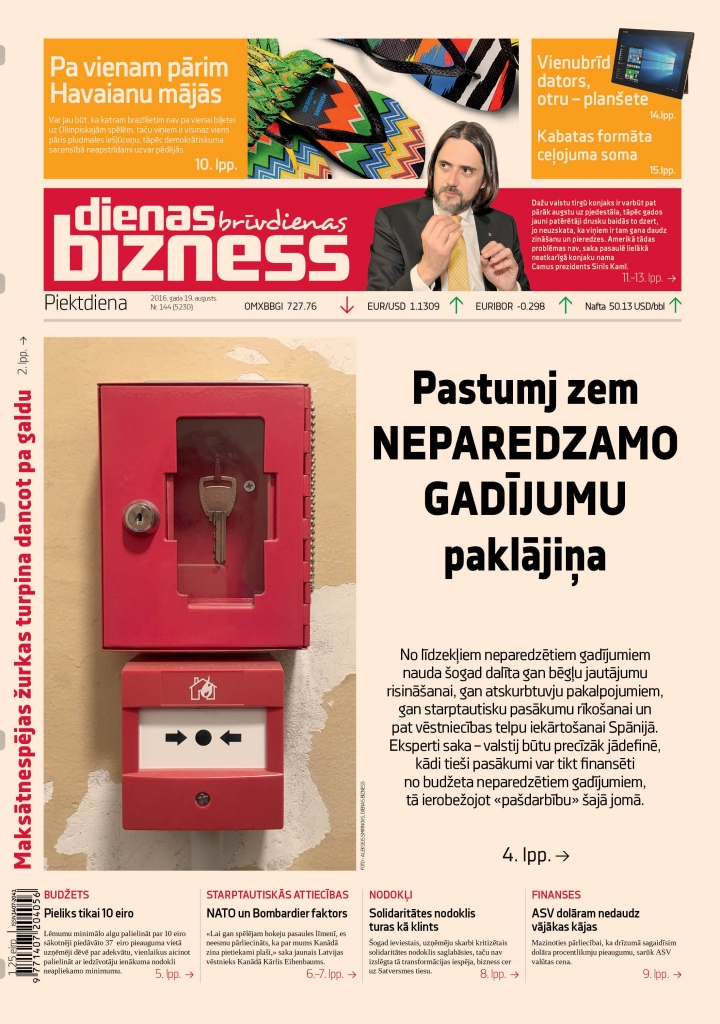 Dienas tēma: Iesaka ierobežot pašdarbību