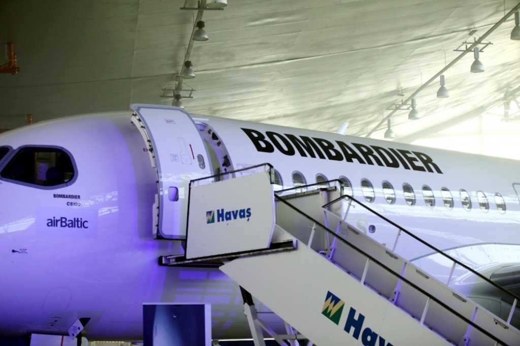 Bombardier nedienu dēļ atkal pārcelta jauno lidmašīnu piegāde airBaltic