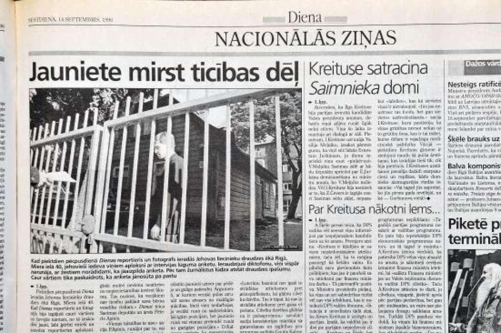 Vēsture Dienā: Ticība un traģēdija
