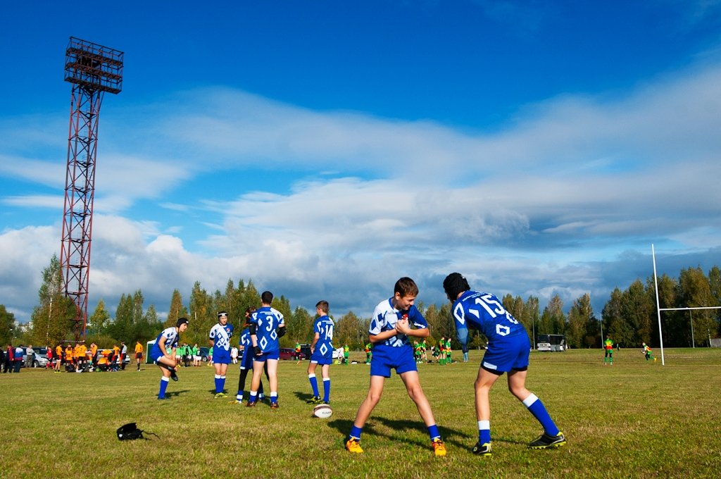 Jauniešu regbija turnīrs «Mītava Cup» pulcē 16 komandas no trim valstīm (FOTO)