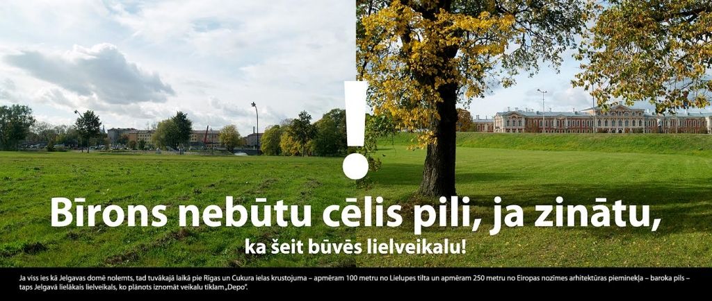 Aicina fotografēties apdraudētajā ainavā ar Jelgavas pili