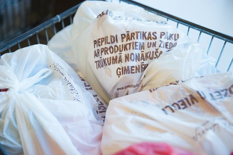 Aicina palīdzēt ar pārtikas paku