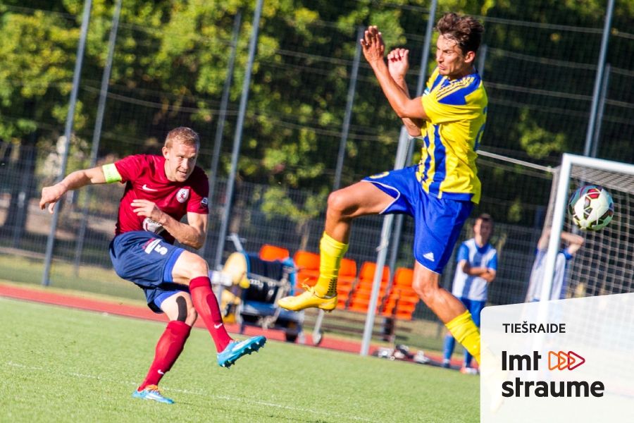 Sestdien skaties tiešraidē spēli starp FK «Jelgava» un «Ventspils» (VIDEO)