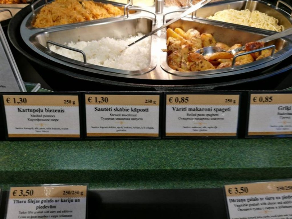 Cik maksās maltīte jaunajā Lido?