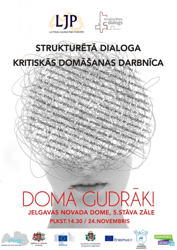 Jauniešus aicina mācīties domāt kritiski