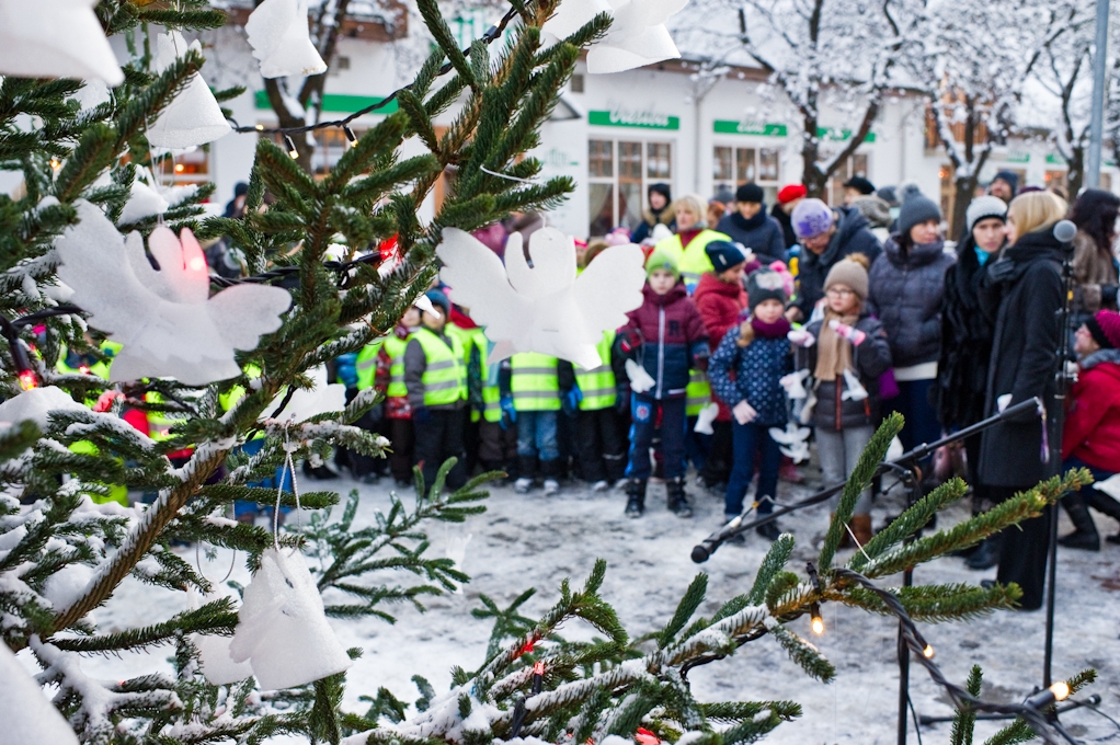 Eņģeļu egle vairos labo (FOTO)