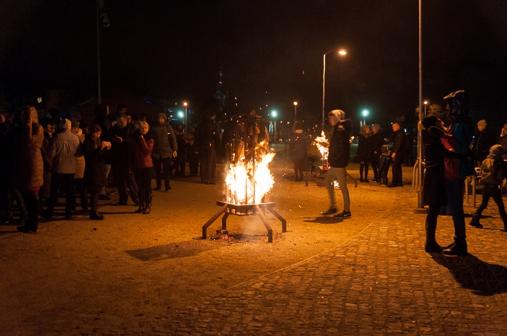 Jelgavnieki Jauno gadu sagaida pēc vietējā laika (FOTO)