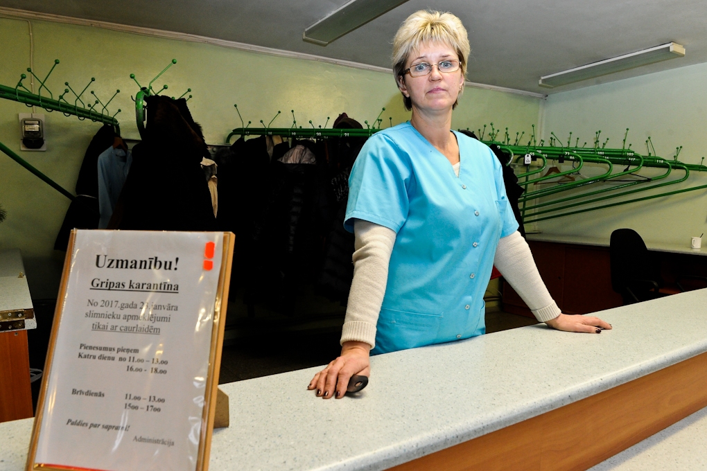 Gripas saslimstība Jelgavā pārsniegusi epidemioloģisko slieksni