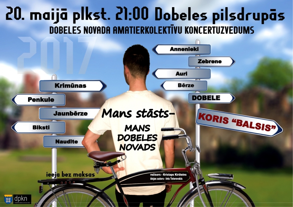 Apvienosies koncertuzvedumā “Mans stāsts – mans Dobeles novads”