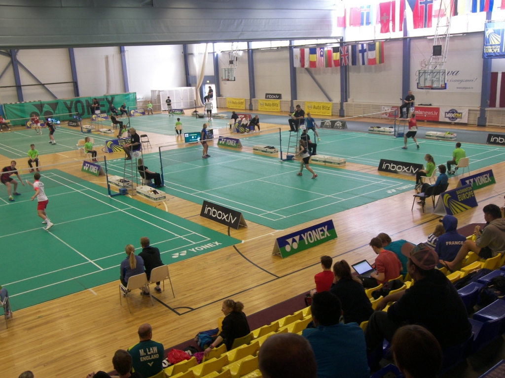 Latvijas badmintonistes Jelgavā noturas līdz sestdienas vakaram