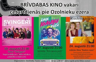 Ozolniekos – brīvdabas kino vakari