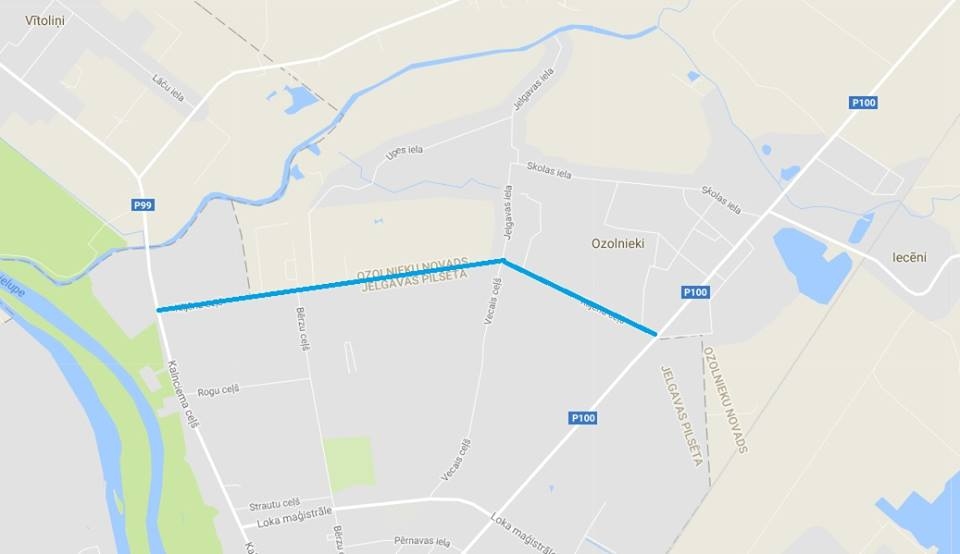 Ozolnieku novada pašvaldība aicina Jelgavu sakārtot Klijēnu ceļu