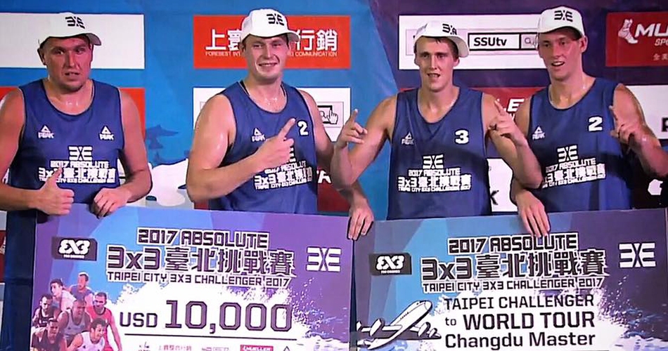 Edgars Krūmiņš triumfē Taipejas 3x3 pasaules tūres posmā