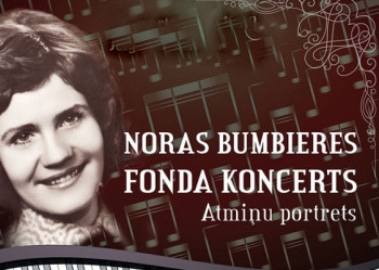 Aicina Noras Bumbieres fonda koncerts “Atmiņu portrets”