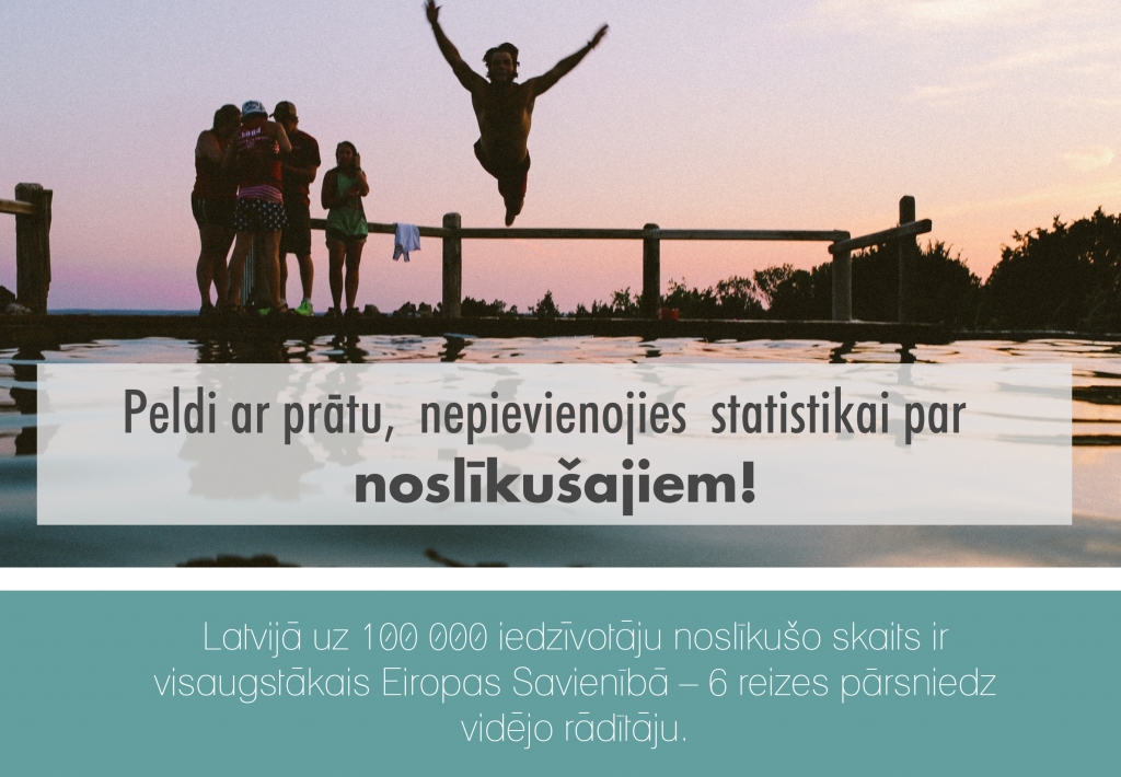 Latvijā augstākais noslīkušo skaits ES