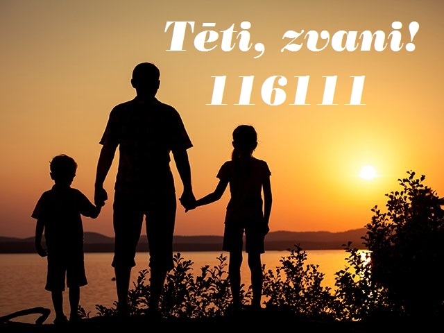 Uzticības tālrunis 116111 rīko akciju tēviem