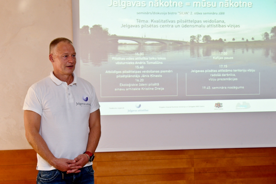 Konferencē spriež, kā vajadzētu iekārtot ūdeņiem bagātās Jelgavas upju krastus (FOTO)