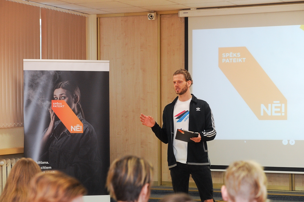 Ozolnieku vidusskolā dots starts kampaņai „Spēks pateikt NĒ!” 