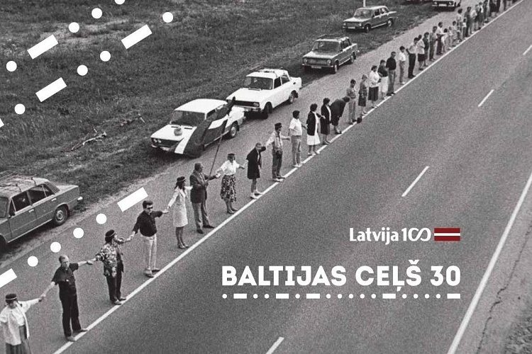 Ar vērienīgiem pasākumiem visā Latvijā svinēs "Baltijas ceļa" 30 gadu jubileju