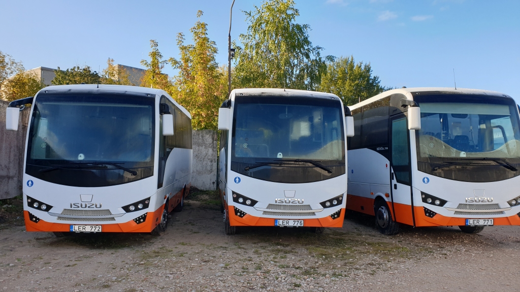 “Migar” uzsāk auto parka atjaunošanu ar jauniem un moderni aprīkotiem “Isuzu Ultranova” autobusiem