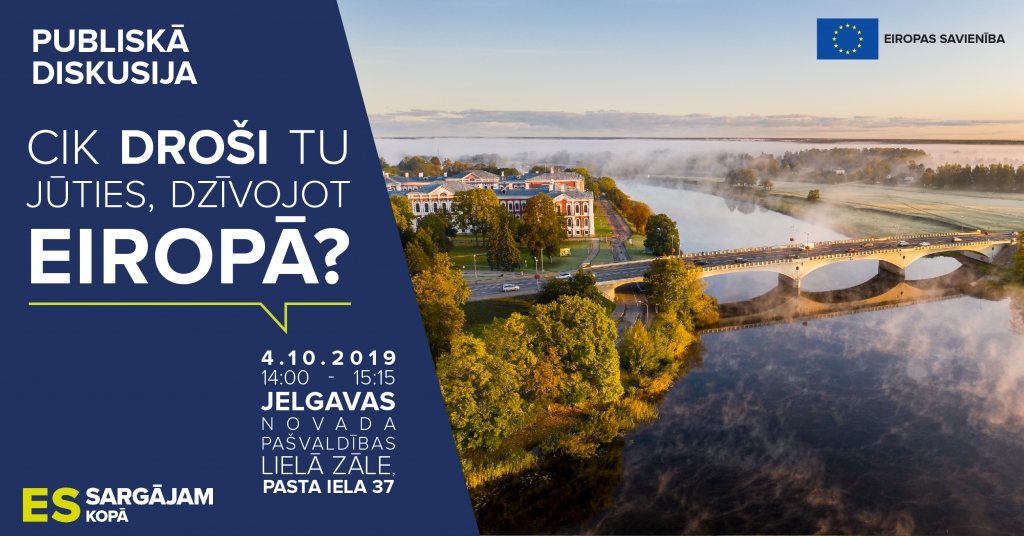 Jelgavā notiks diskusija par drošības aspektiem mūsdienu Eiropā