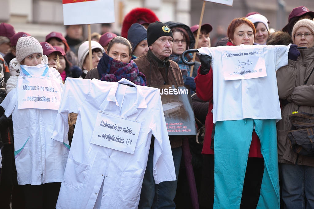 Mediķu arodbiedrība lems par protesta akcijām saistībā ar veselības nozarei plānoto finansējumu