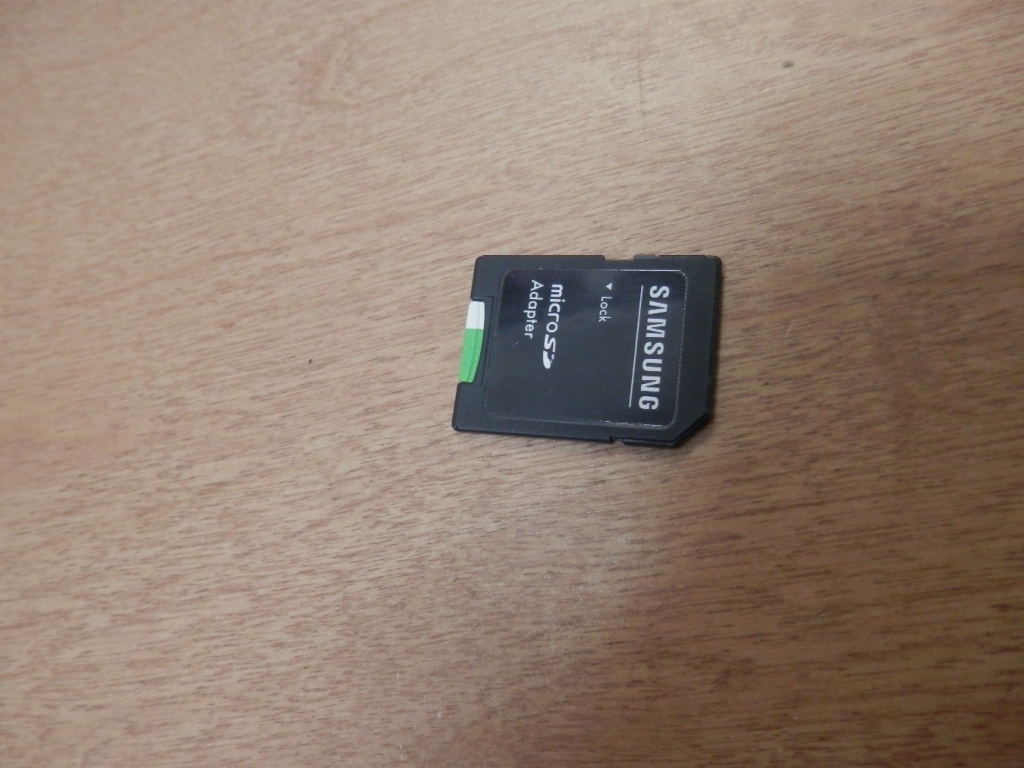 Jelgavā, J.Čakstes bulvārī, ledus skulptūru festivāla laikā atrasts “Samsung" Micro SD adapteris