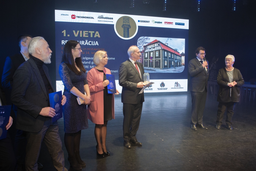 Būvniecības Gada balva – diviem Jelgavas objektiem