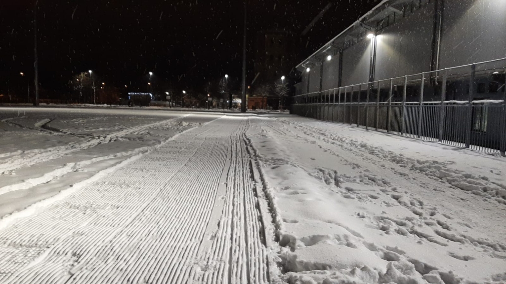 Jelgavā slēpot iespējams Mātera ielas stadionā un Būriņu mežā