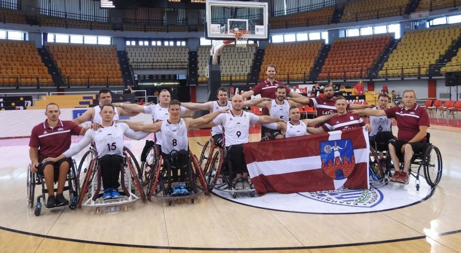 Latvijas ratiņbasketbola izlases sastāvā arī Jelgavas novada sportists