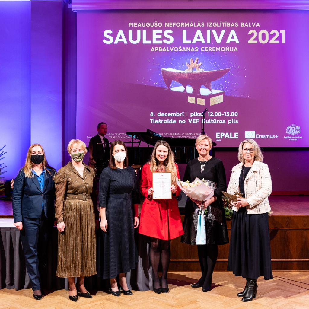 LLU Mūžizglītības centrs ieguvis pieaugušo neformālās izglītības balvu “Saules laiva”