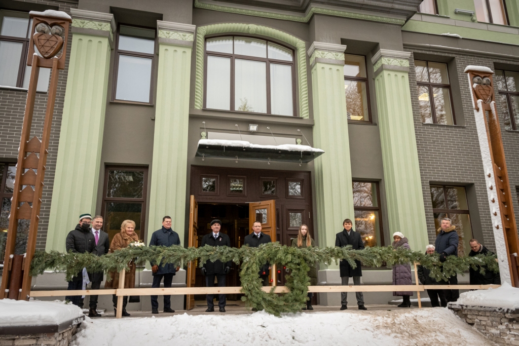 Jelgavā atklāta atjaunotā LLU Meža fakultāte 